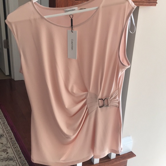 Calvin Klein Sleeveless Top Side-Buckle - Picture 4 of 4